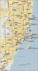 Miami, Florida City Map