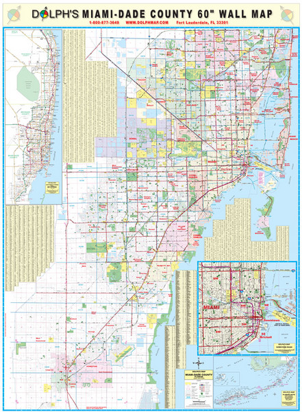 Miami, Florida Tourist Map