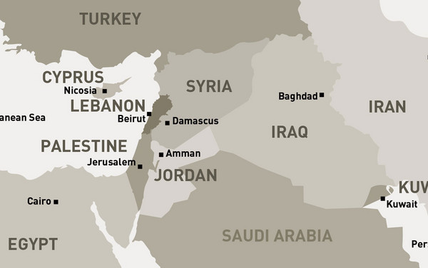Middle East - North Map