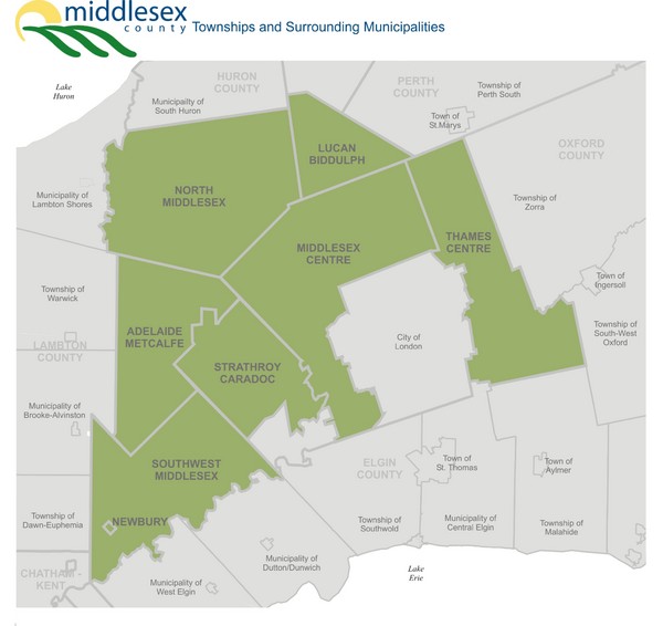 Middlesex County Map