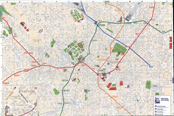 Milan downtown Map