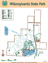 Millersylvania State Park Map