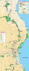 Milwaukee Urban Water Trail Map