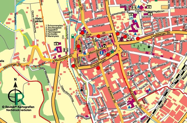 Mindelheim Map