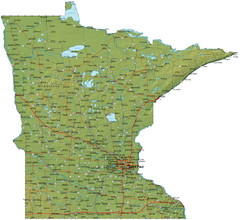Minnesota Road Map
