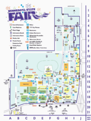 Minnesota State Fair Map