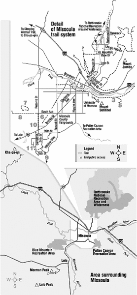 Missoula Trail System Map