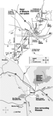 Missoula Trail System Map Missoula Trail System Map