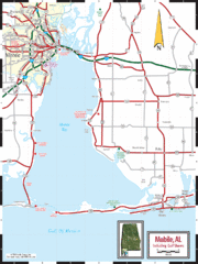 Mobile, Alabama Tourist Map Mobile, Alabama Tourist Map
