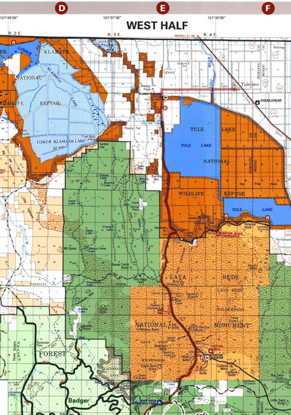 Modoc National Park Map