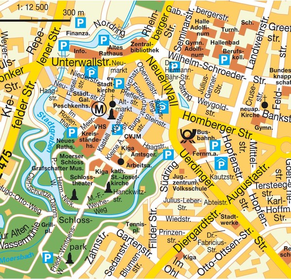 Moers City Map