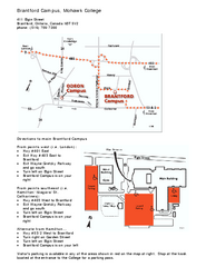 Mohawk College - Brantford Campus Map