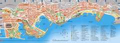 Monaco Tourist Map