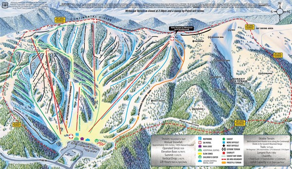 Monarch Mountain Trail Map