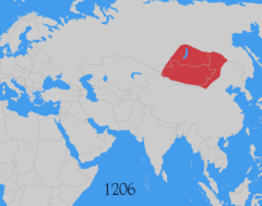 Mongol Empire from 1206-1294 Map Mongol Empire from 1206-1294 Map