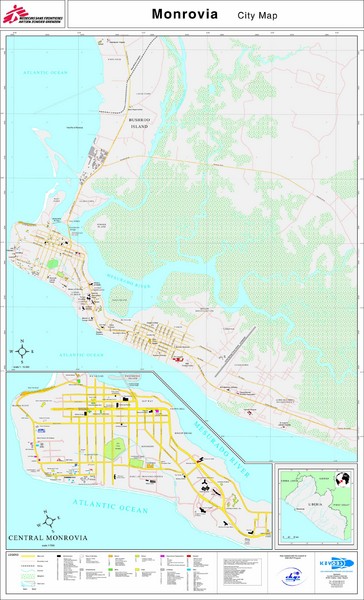 Monrovia City Map
