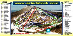 Mont Adstock Ski Trail Map