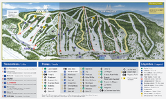 Mont Avila Ski Trail Map