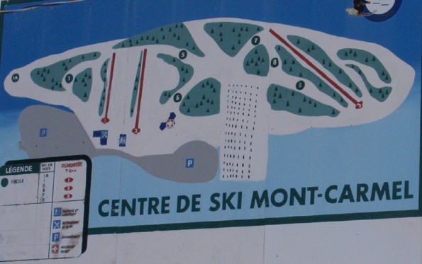 Mont Carmel Ski Trail Map