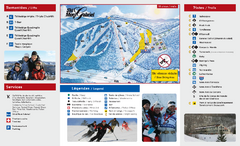 Mont Gabriel Ski Trail Map