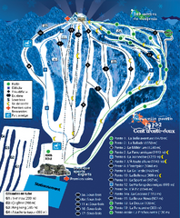 Mont Lac-Vert Ski Trail Map