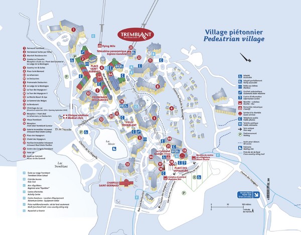 Mont Tremblant Village Map