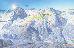 Montafon Ski Trail Map