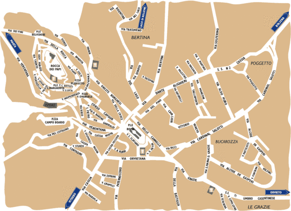 Montefiascone Map