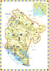 Montenegro Landmark Map