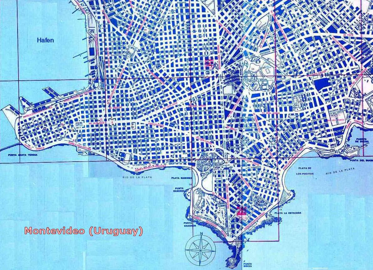Montevideo Uruguay Map - Montevideo Uruguay • mappery