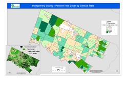 Montgomery County Tree Cover Map