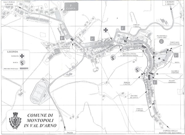 Montopoli Val d'Arno Map