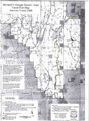 Montpelier Ranger District East Map