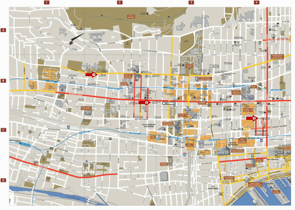 Map Of Downtown Montreal Montreal Downtown Map - Montreal Qc • Mappery