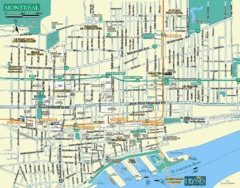 Montreal Tourist Map