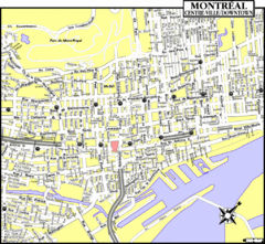 Montreal Tourist Map