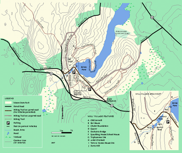 Moore State Park trail map