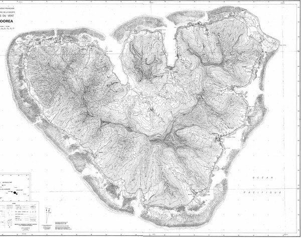 Moorea Topo Map