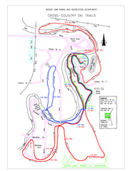 Moose Jaw Cross Country Ski Trail Map