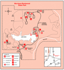 Morrison-Rockwood State Park, Illinois Site Map