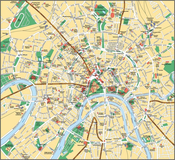 Moscow Map - Moscow Russia • mappery