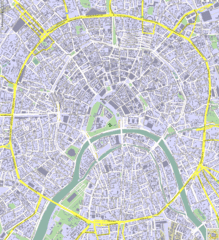Moscow Tourist Map Moscow Tourist Map