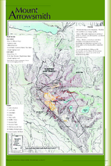 Mount Arrowsmith Climbing Route Map