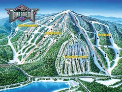 Mount Bohemia Frontside Ski Trail Map
