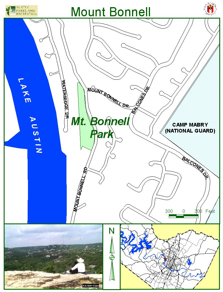 Mount Bonnell Park Map 3800 Mt Bonnell Dr Austin • mappery