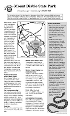 Mount Diablo State Park Campground Map