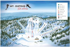 Mount Dufour Ski Trail Map
