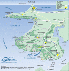Mount Edcumbe Tourist Map