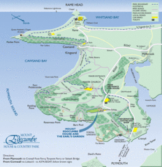 Mount Edcumbe Tourist Map Mount Edcumbe Tourist Map
