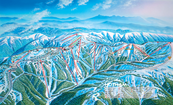 Mount Hotham Ski Trail Map